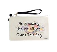 Gifts or Presents for House sitters, an Amazing House Sitter Owns This Bag, Cosmetic Bags, Pencil Case - cb479