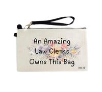 Gifts or Presents for Law Clerks, an Amazing Law Clerk Owns This Bag, Cosmetic Bags, Pencil Case - cb387