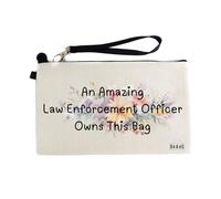 Gifts or Presents for Law Enforcement Officers, an Amazing Law Enforcement Officer Owns This Bag, Cosmetic Bags, Pencil Case - cb1107