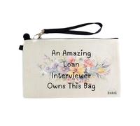 Gifts or Presents for Loan Interviewers, an Amazing Loan Interviewer Owns This Bag, Cosmetic Bags, Pencil Case - cb1309