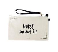 Gifts or Presents for Nurses, Nurse Survival Kit, Novelty Bag for Cosmetic Makup Bags, Pencil Case, Travel Organiser Zipper Pouch - cb1822