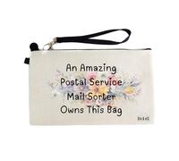 Gifts or Presents for Postal Service Mail Sorters, an Amazing Postal Service Mail Sorter Owns This Bag, Cosmetic Bags, Pencil Case - cb1238