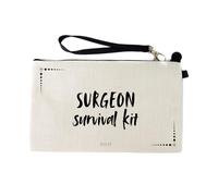 Gifts or Presents for Surgeons, Surgeon Survival Kit, Novelty Bag for Cosmetic Makup Bags, Pencil Case, Travel Organiser Zipper Pouch - cb1897