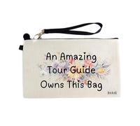 Gifts or Presents for Tour Guides, an Amazing Tour Guide Owns This Bag, Cosmetic Bags, Pencil Case - cb407