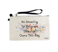 Gifts or Presents for TV Program Directors, an Amazing TV Program Director Owns This Bag, Cosmetic Bags, Pencil Case - cb1281