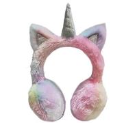 Gifts Treat Girls Earmuffs Unicorn Ear Muffs in Colorful Plush Design, M, Colorful Unicorn