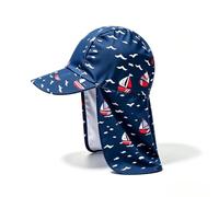 Gifts Treat Kids Legionnaires Hat, UPF 50+ Sun Protection Swim Cap Flap Hat for Kids, Quick Drying Boys Sun Hat with Neck Protection for Beach Seaside Pool