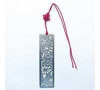 Gifts UK® Cute Japanese Style Flowers Metal Floral Bookmarks for Books Party Gift Bag Fillers Lotus Leaf