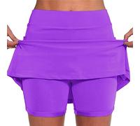 Gifts Under 5 Pounds Skorts for Women UK High Waisted Tennis Skirt Skort Skater Skirt Golf School Mini Short Skirt with Pocket 2 in 1 Running Shorts Leggings Today's Deals of The Day Clearance
