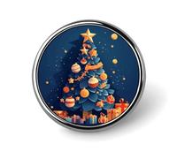 Gifts Under The Christmas Tree Round Badge Pin Funny 1 Inch Button Brooch Lapel Pins Fashion Hat Shirt Pin Tie Tack Pinback Buttons Badge Party Supplies Decor Badges For Clothing Coat Hat Dress For Me