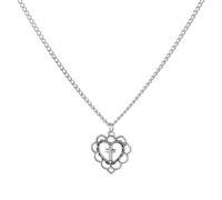 Gifts Women Cross Necklace Clavicle Chain Jewellery Hollow Heart Pendant