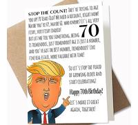 GIFTSFARM Funny 70th Birthday Card, 70 Birthday Card for Women Men, Birthday Card Decorations Gift for Him or Her Turning 70 Years Old (5 x 7 Inch Birthday Card with Kraft Envelope)