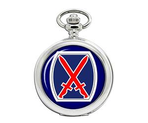Giftshop UK 10th Mountain Division US Army Pocket Watch
