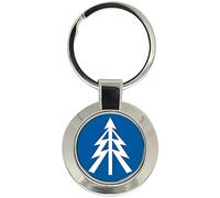 Giftshop UK 1st Queen’s Dragoon Guards Flash, British Army Key Ring