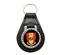 Giftshop UK 43 Commando Royal Marines Leather Key Fob