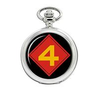 Giftshop UK 4th Marine Division Pocket Watch