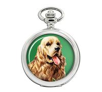 Giftshop UK American Cocker Spaniel Full Hunter Pocket Watch