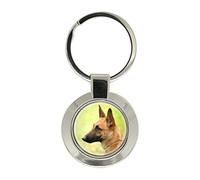 Giftshop UK Belgian Shepherd Dog (Malinois) Key Ring