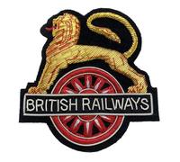 Giftshop UK British Railways Cycling Lion Embroidered Blazer Badge