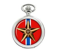Giftshop UK Bronze Star Medal Full Hunter Pocket Watch