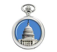 Giftshop UK Capitol, Washington D.C. Full Hunter Pocket Watch