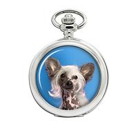 Giftshop UK Chinese Crested Dog Full Hunter Pocket Watch