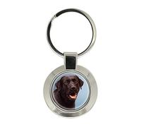 Giftshop UK Chocolate Labrador Retriever Key Ring