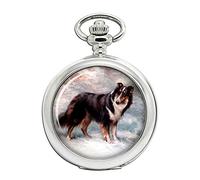 Giftshop UK Collie by Maud Earl Full Hunter Pocket Watch