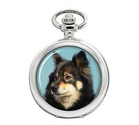 Giftshop UK Finnish Lapphund Full Hunter Pocket Watch