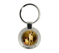 Giftshop UK Foxhounds by John Emms Key Ring