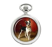 Giftshop UK French Bulldog by Carl Reichert Full Hunter Pocket Watch
