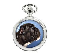 Giftshop UK French Bulldog Profile Full Hunter Pocket Watch