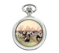 Giftshop UK French Rugby at St. Cloud 1906 Full Hunter Pocket Watch