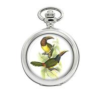 Giftshop UK Green Aracari (by Edward Lear) Full Hunter Pocket Watch