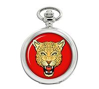 Giftshop UK Heraldic Leopard's Head Full Hunter Pocket Watch