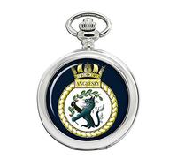 Giftshop UK HMS Anglesey, Royal Navy Pocket Watch