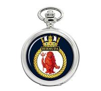Giftshop UK HMS Bermuda, Royal Navy Pocket Watch
