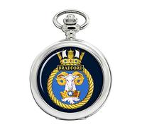 Giftshop UK HMS Bradford, Royal Navy Pocket Watch