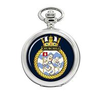 Giftshop UK HMS Churchill, Royal Navy Pocket Watch