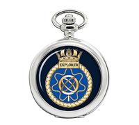 Giftshop UK HMS Explorer, Royal Navy Pocket Watch