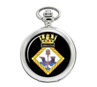 Giftshop UK HMS Gibraltar, Royal Navy Pocket Watch