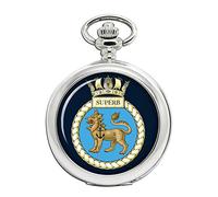 Giftshop UK HMS Superb, Royal Navy Pocket Watch