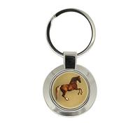 Giftshop UK Horse Forcene by George Stubbs Key Ring