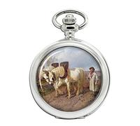 Giftshop UK Horse Harrowing by Herring Full Hunter Pocket Watch