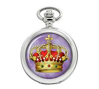 Giftshop UK Italian King's Crown Full Hunter Pocket Watch