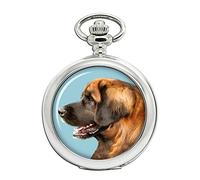 Giftshop UK Leonberger Dog Full Hunter Pocket Watch