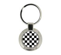 Giftshop UK Masonic Chequered Floor of King Solomons Temple Key Ring