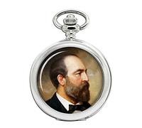Giftshop UK President James Garfield Full Hunter Pocket Watch