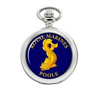 Giftshop UK Royal Marines Reserves Poole Pocket Watch