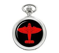 Giftshop UK Royal Observer Corps Red Spitfire Pocket Watch